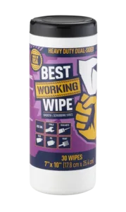 Heavy Duty Dual-Sided Wipes, 30 Count - Case of 6