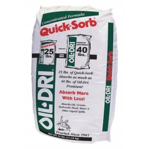 Quick-Sorb Fine Granular Clay Absorbent $7.39 Per Bags