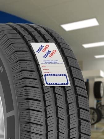 Adhesive Tire Label - 500 Roll