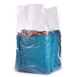 Clear Gusseted Bags 12x10x30" 2 & 3 mil